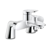 Mitigeur baignoire mécanique DURAVIT Wave chromé brillant avec colonnettes