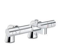 Mitigeur baignoire thermostatique Grohtherm 800 Cosmopolitan 1/2 + Colonnettes Luxe chromé