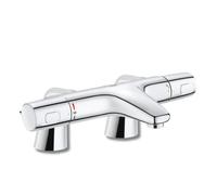 Mitigeur baignoire thermostatique GROHE Precision Trend + Colonnettes Luxe chromé