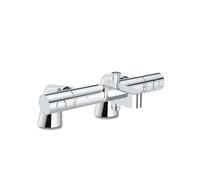 Mitigeur baignoire thermostatique Grohtherm 800 Cosmopolitan 1/2 + Colonnettes Luxe chromé
