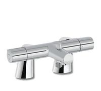 Mitigeur baignoire thermostatique JACOB DELAFON Simone chromé avec colonnettes