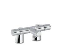 Mitigeur baignoire thermostatique JACOB DELAFON Simone chromé avec colonnettes