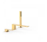 Mitigeur bain d’étagère avec douchette OR Slim Exclusive - TRES 20216101OR