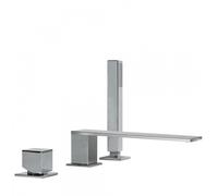 Mitigeur bain d’étagère CUADRO avec douchette anticalcaire - TRES 00616104