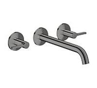 Hansgrohe Mitigeur bain-douche encastré Axor One 48431330, 3 trous, 220 mm, chrome noir poli