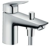 Hansgrohe Mitigeur bain/douche Logis C2 (71315000) monotrou – Cartouche à 2 vitesses – Chromé