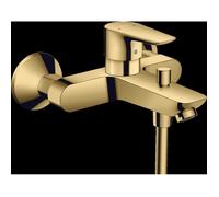 hansgrohe Talis E mitigeur monocommande de bain en saillie, profondeur de la gorge 194mm, 71740990, Couleur: Optique en or poli