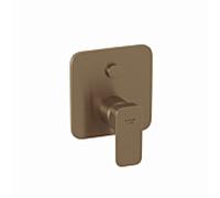 Mitigeur bain-douche Kludi 42759N175 encastré, avec unité fonctionnelle, garniture de finition bronze brossé