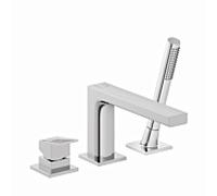 Mitigeur bain-douche Kludi 544480575, installation 3 trous, chrome