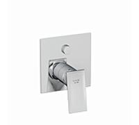 Mitigeur bain-douche Kludi DECUS 547590575, ensemble de finition chromé