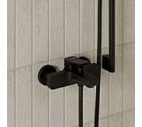 Mitigeur bain-douche KLUDI-X3 426913981, mitigeur monocommande mural DN 15, noir mat