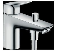 Mitigeur bain/douche Logis C2 monotrou HANSGROHE - Chromé - Cartouche à 2 vitesses