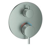Mitigeur Bain Douche Mural Grohe Atrio Thermostatique, à Encastrer Supersteel