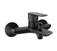 Mitigeur Bain-Douche NAYAK Noir Edouard Rousseau - Mécanisme Cartouche Céramique diamètre 35 mm - Aérateur Économie d’Eau - Poignée Métal