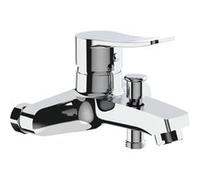 mitigeur bain-douche nova+ laiton chromé cartouche c2 - garis - r01-20005cr