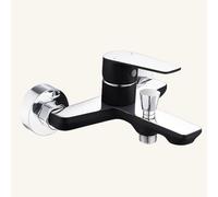 Mitigeur Bain-Douche OOLONG - Chromé/Noir Edouard Rousseau - Design Moderne