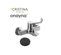 Mitigeur bain douche poignee pmr black mat - CRISTINA ONDYNA PC10713