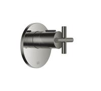 Mitigeur Bain Douche Thermostatique Dornbracht Tara Unité de Commande Robinet Thermostatique 3/4" ø123mm Dark Chrome 36503892-19