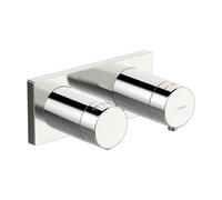 Mitigeur Bain Douche Thermostatique Hansa LIVING Rectangulaire Chromé 44539583