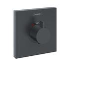 Mitigeur Bain Douche Thermostatique Hansgrohe ShowerSelect encastrable 155x67mm Noir Mat