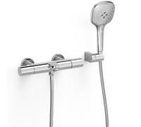 Mitigeur bain-douche thermostatique mural Chromé - TRES 21717419