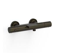 Mitigeur bain-douche thermostatique mural Over-wall Noir Bronze - TRES 19017412KMB