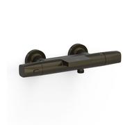 Mitigeur bain-douche thermostatique mural Over-wall Noir Bronze - TRES 19017414KMB
