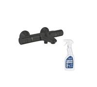 Mitigeur bain douche thermostatique Precision Start noir + nettoyant GrohClean