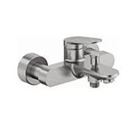Mitigeur bain Duravit Wave WA5230000070 apparent, inverseur à réarmement automatique, acier inoxydable brossé
