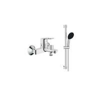GROHE Mitigeur Bain mécanique bauloop avec Ensemble de Douche Tempesta
