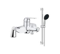 Mitigeur bain mécanique Bauloop avec ensemble de douche GROHE Vitalio Start avec colonnettes
