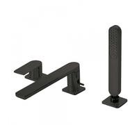 Mitigeur bain sur gorge avec Bec 220mm Noir Mat LOFT COLORS - TRES 20016201NM