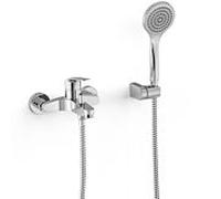 Mitigeur bain Tres Base Plus 21617010 apparent, avec set bain-douche, chromé