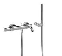 Mitigeur bain Tres Study 26117001 apparent, avec set bain-douche, chromé