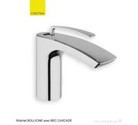 Mitigeur BEC CASCADE chrome pour lavabo BOLLICINE- CRISTINA ONDYNA BO22051