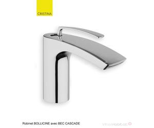 Mitigeur BEC CASCADE chrome pour lavabo BOLLICINE- CRISTINA ONDYNA BO22051