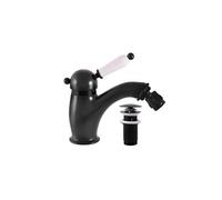 Mitigeur bidet LABE en laiton noir avec siphon