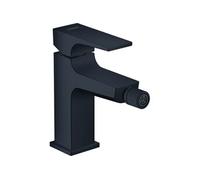 Metropol Mitigeur bidet poignée manette, bonde Push-Open, Noir mat (32520670)