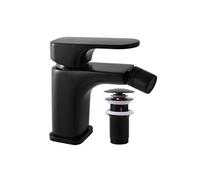 Mitigeur bidet YUKON en laiton noir mat avec siphon