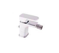 Mitigeur bidet YUKON laiton blanc chromé avec siphon