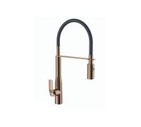 Mitigeur cuisine Addict Bec haut gold rose douchette extractible