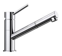 Mitigeur cuisine - BLANCO KANO-S - Bec droit orientable 120ø - Douchette extractible - Chromé