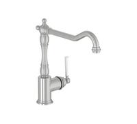 JACOB DELAFON Mitigeur Cuisine Cléo 1889 E24317-VS, style rétro poignée céramique, Inox