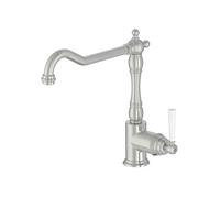 Mitigeur cuisine Cleo, Bec haut inox brosse + Nettoyant Briochin Ecocert