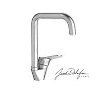 MITIGEUR CUISINE EVIER JACOB DELAFON BRIVE BEC CHROME