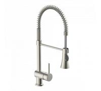 Mitigeur cuisine monocommande avec ressort en spirale - acier - Cornwall SCHÜTTE
