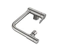 Mitigeur Cuisine Rabattable,Robinet De Cuisine 3 Voies, Robinet Cuisine Repliable Mitigeur D'évier Pivotant à 360°,Fabriqué En Laiton De Haute Qualité, Surface Brossée