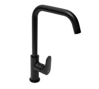 Mitigeur d'évier Swiss Aqua Technologies Dark avec bras pivotant noir SATBSDA280LC