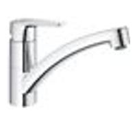 GROHE Mitigeur d’évier BAUEDGE 31682000 monocommande chromé Gris G