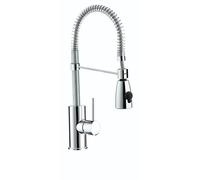 Mitigeur d’évier monobloc ciblé avec douchette extractible par Bristan TG SNK C - chromé